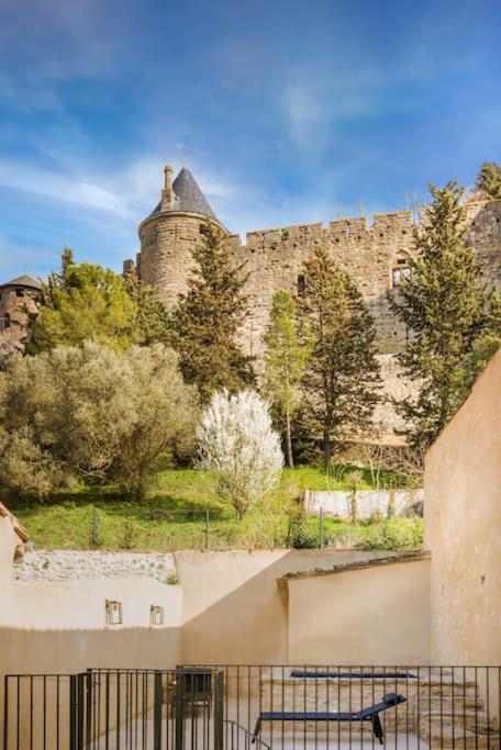Longue Vie A La Reine - Piscine - Chateau Carcassone Kültér fotó
