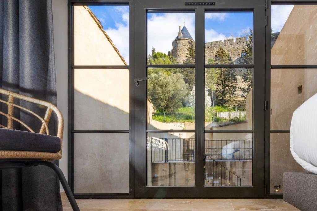 Longue Vie A La Reine - Piscine - Chateau Carcassone Kültér fotó